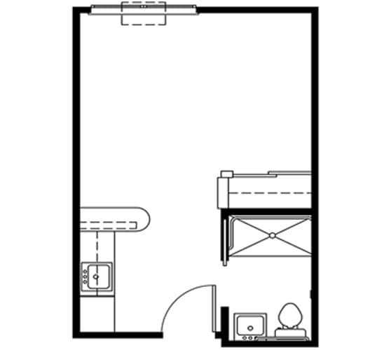 Studio floor plan