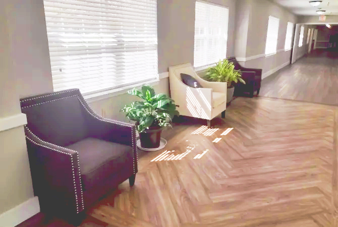 Welcoming community gathering space